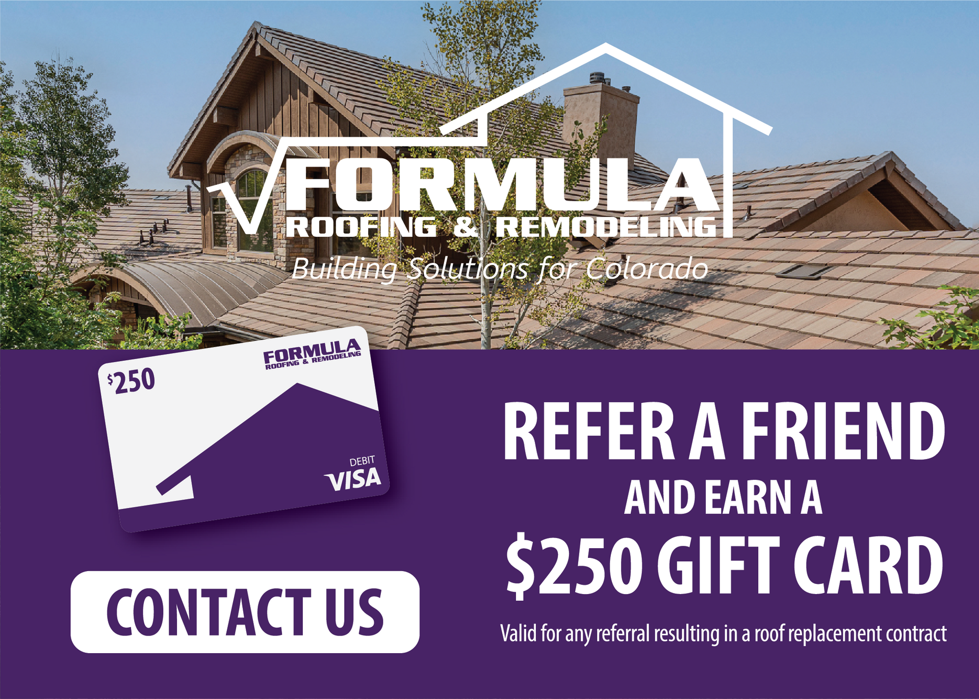 Refer a friend and earn a $250 gift card